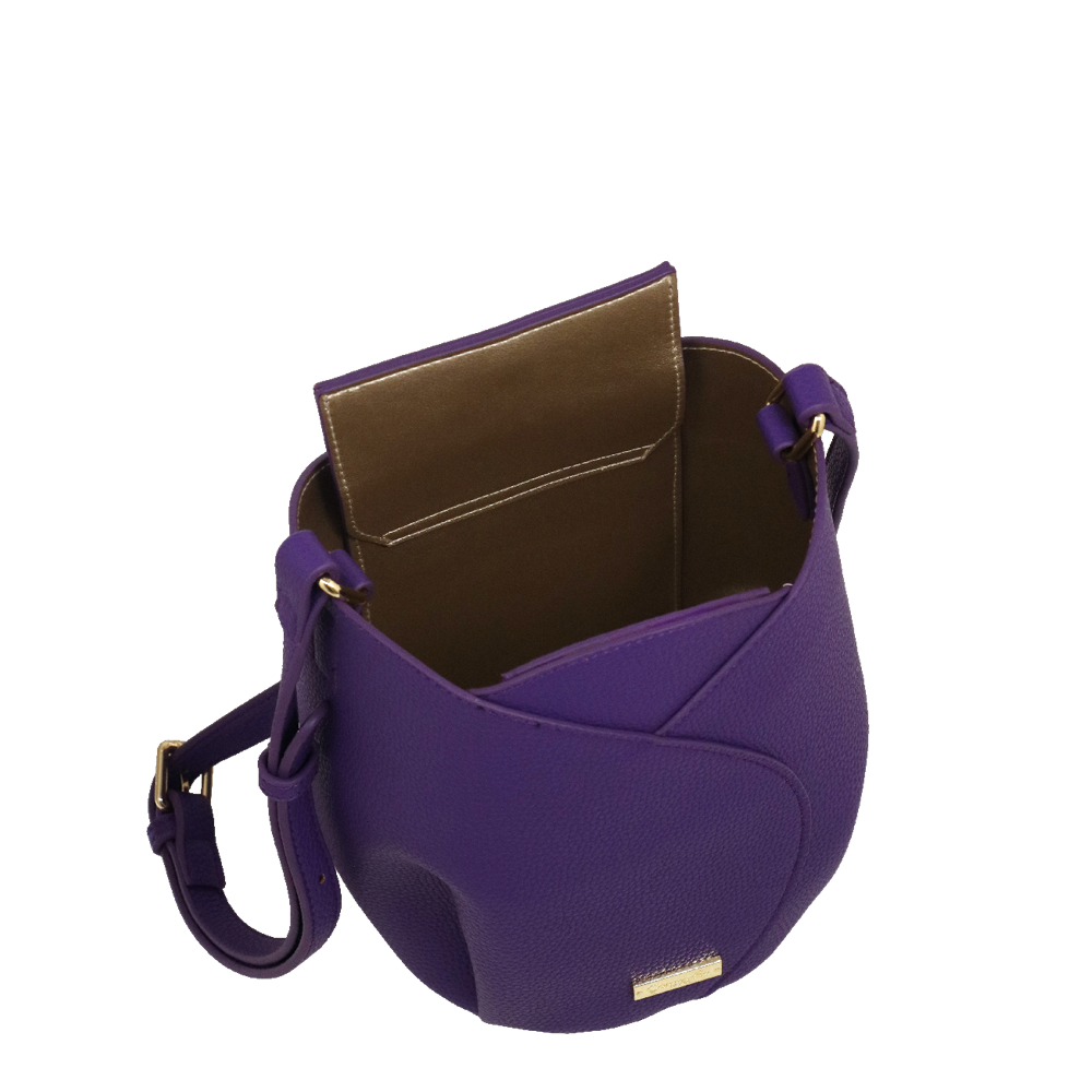 Borsa a tracolla tulipano camomilla Milano giallo/ rosa/ viola/ tortora/ nero