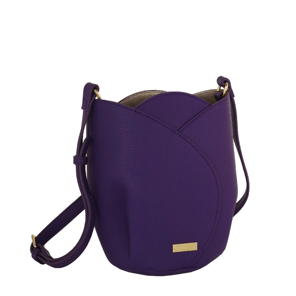 Borsa a tracolla tulipano camomilla Milano giallo/ rosa/ viola/ tortora/ nero