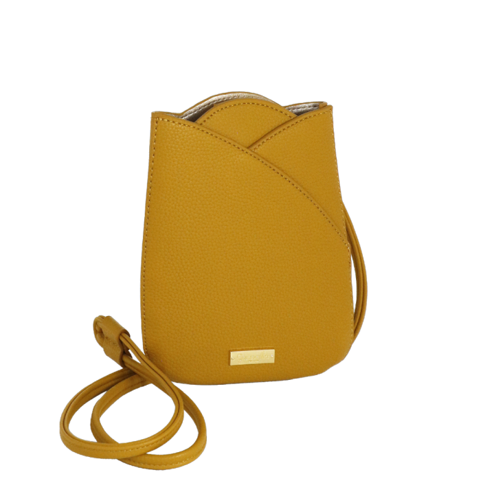 Portacellulare tulipano di camomilla Milano nero/rosa/tortora/giallo/viola