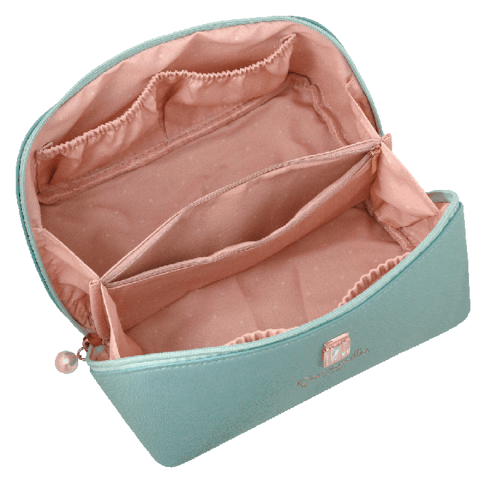 Beauty bag M madame di camomilla Milano azzurro