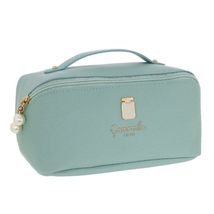 Beauty bag M madame di camomilla Milano azzurro