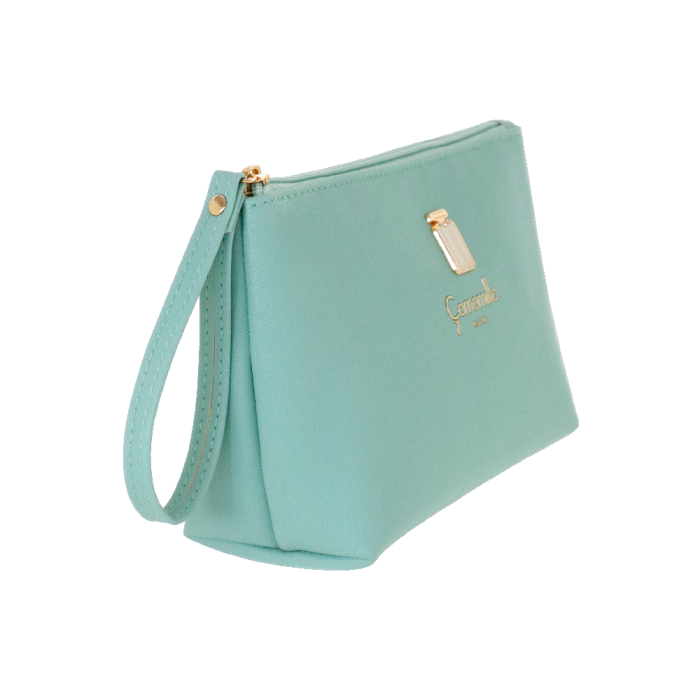 Beauty case busta M madame di camomilla Milano azzurro