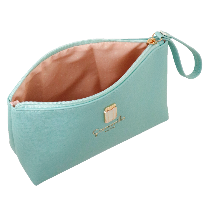 Beauty case busta M madame di camomilla Milano azzurro