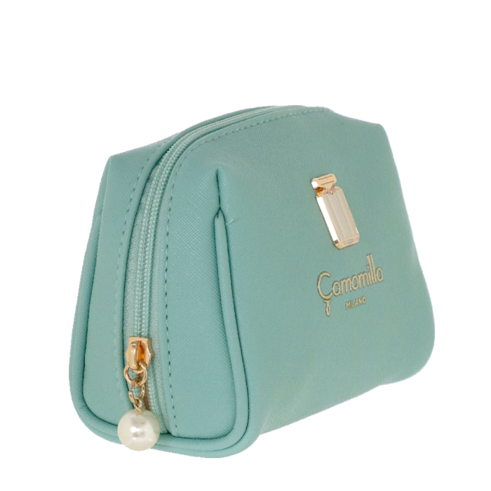 Beauty case necessaire M madame azzurro di camomilla Milano