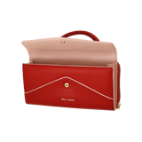 Borsa portafoglio L mon amour nero/ rosso