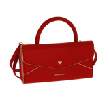 Borsa portafoglio L mon amour nero/ rosso