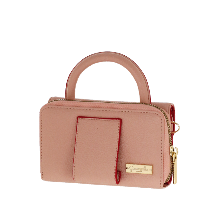 Borsa portafoglio M mon amour di camomilla Milano rosso/ rosa/ nero