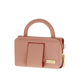 Borsa portafoglio M mon amour di camomilla Milano rosso/ rosa/ nero