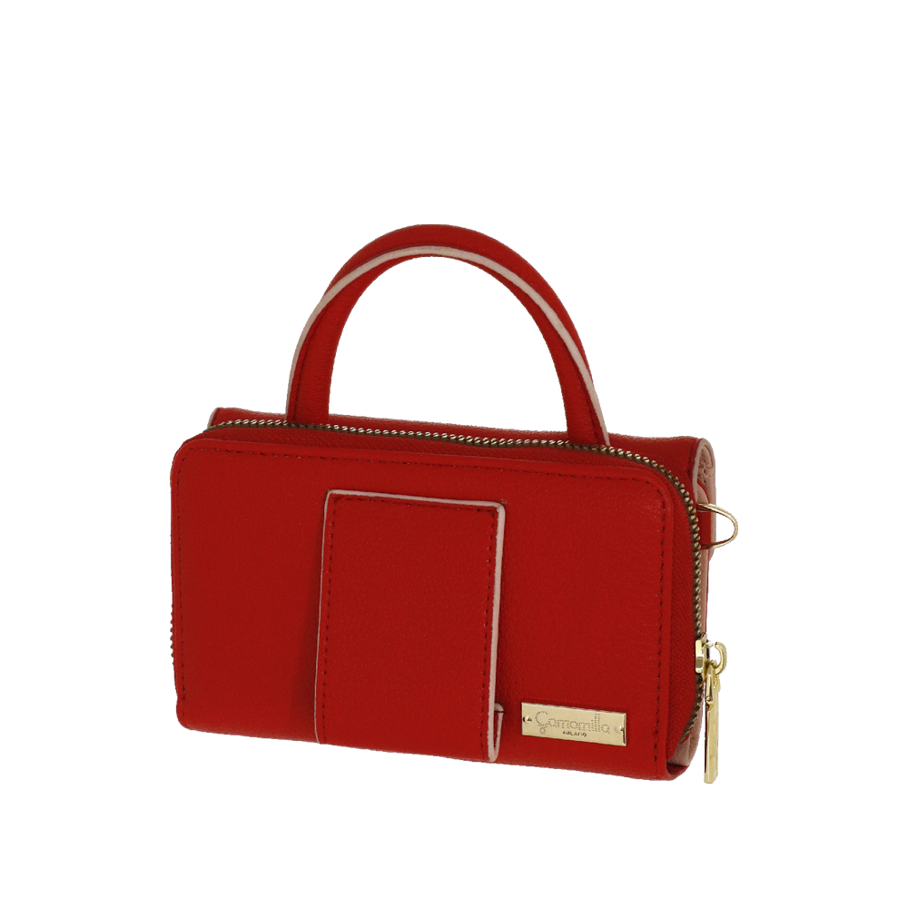 Borsa portafoglio M mon amour di camomilla Milano rosso/ rosa/ nero