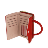 Borsa portafoglio M mon amour di camomilla Milano rosso/ rosa/ nero