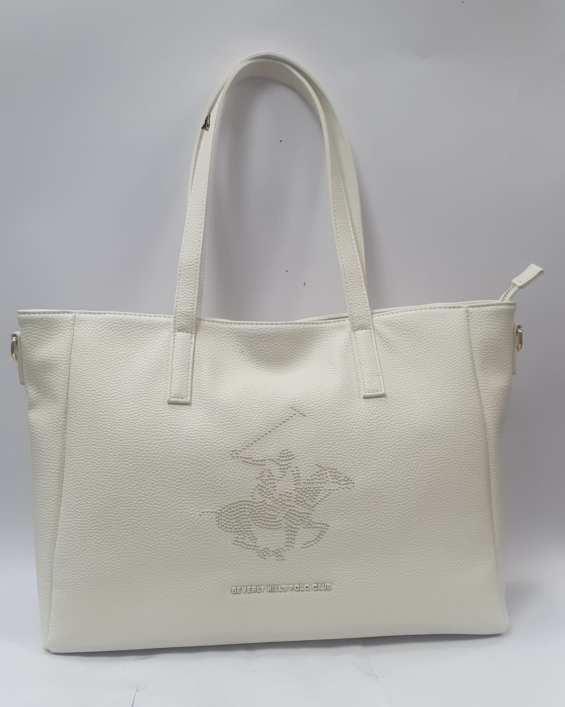 borsa donna di beverly hills polo club bh-4110 bianco