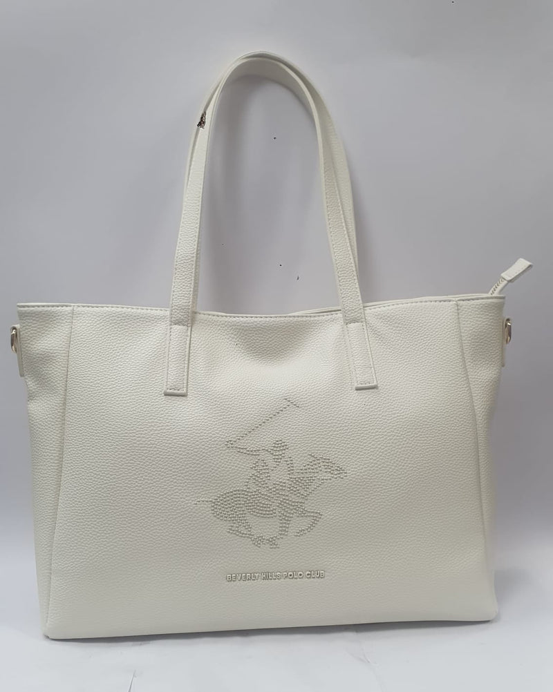 borsa donna di beverly hills polo club bh-4110 bianco