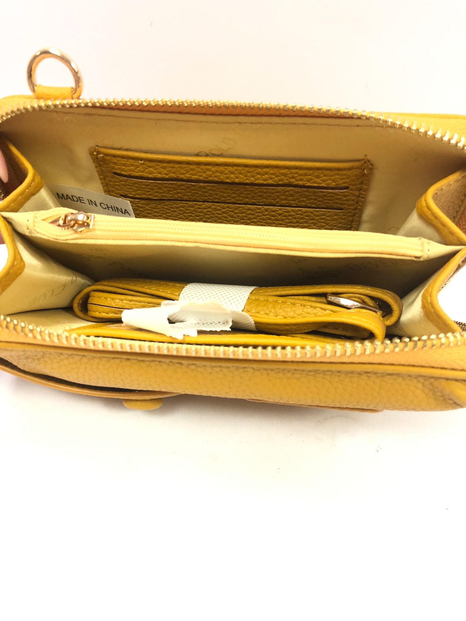 borsa portafoglio donna di beverly hills polo club bh-4333 ocra