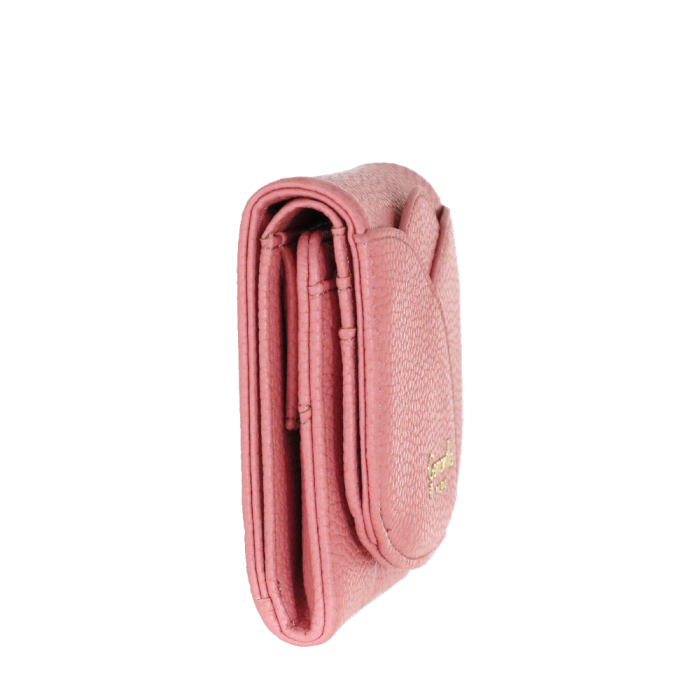 Portafoglio donna S tulipano di camomilla Milano rosa/ nero/ beige/ocra