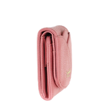 Portafoglio donna S tulipano di camomilla Milano rosa/ nero/ beige/ocra