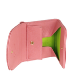 Portafoglio donna S tulipano di camomilla Milano rosa/ nero/ beige/ocra