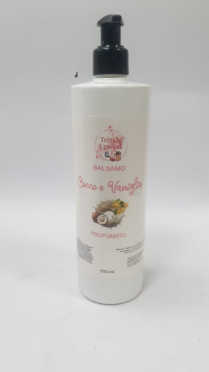 Balsamo capelli trendy upwind cocco e vaniglia/ bianco latte da 500ml