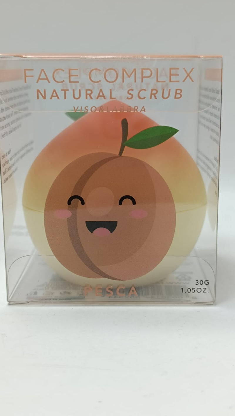Scrub viso-labbra di face complex Pompelmo/ limone/ pera/ pesca/ mela