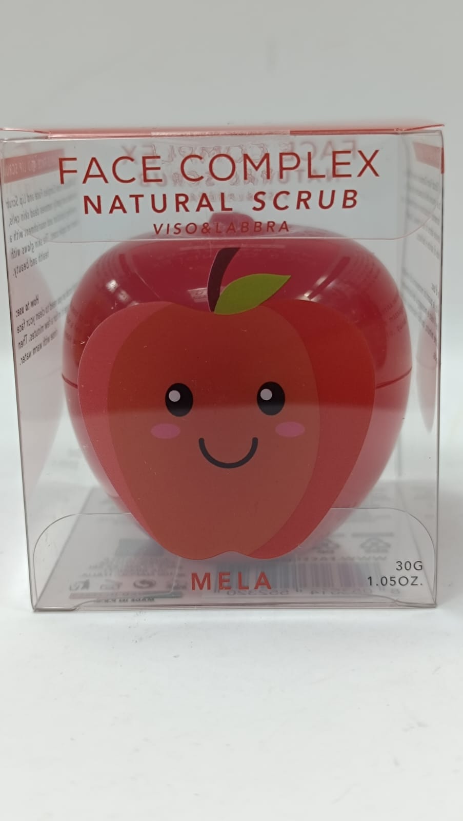 Scrub viso-labbra di face complex Pompelmo/ limone/ pera/ pesca/ mela