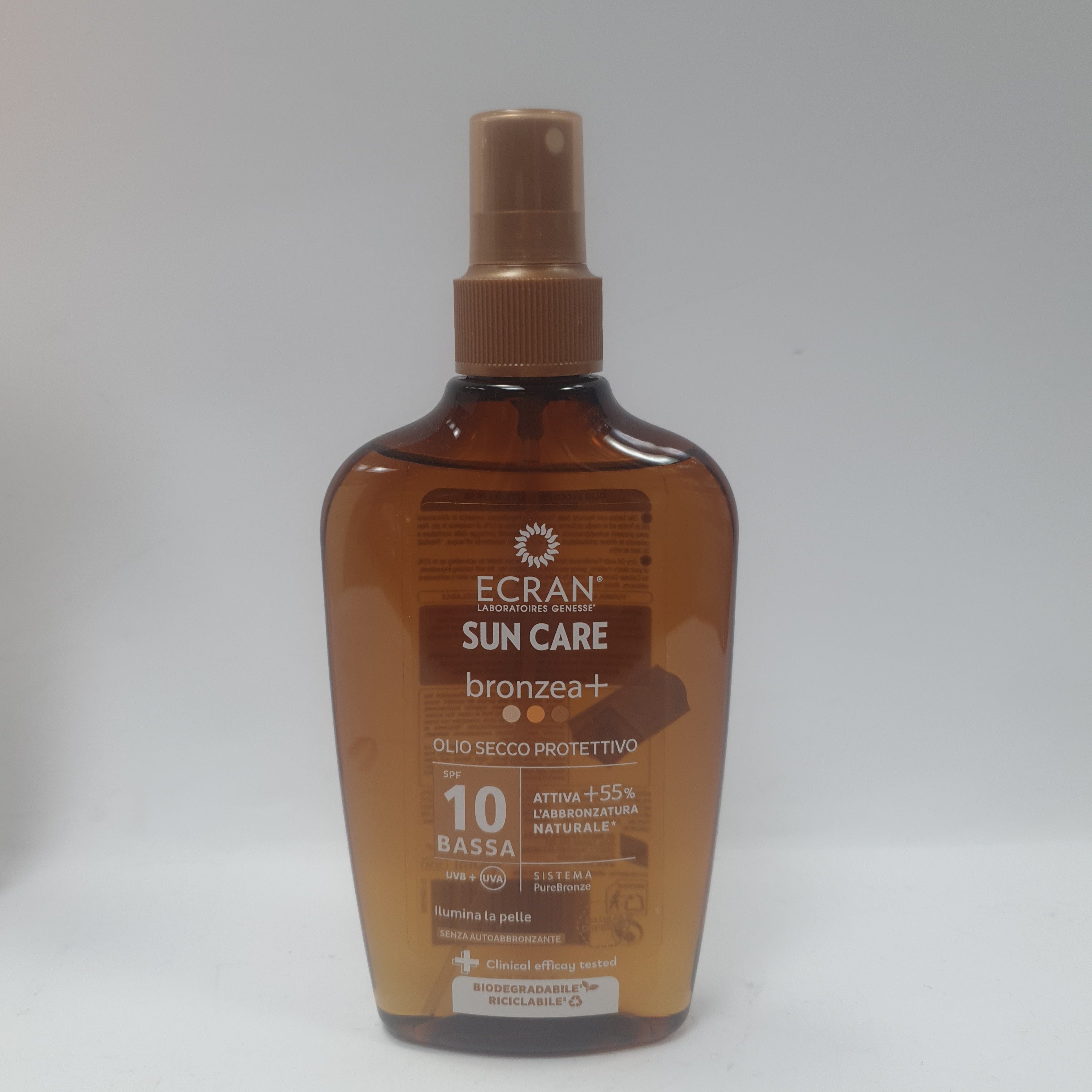 Ecran olio secco protettivo spf  10