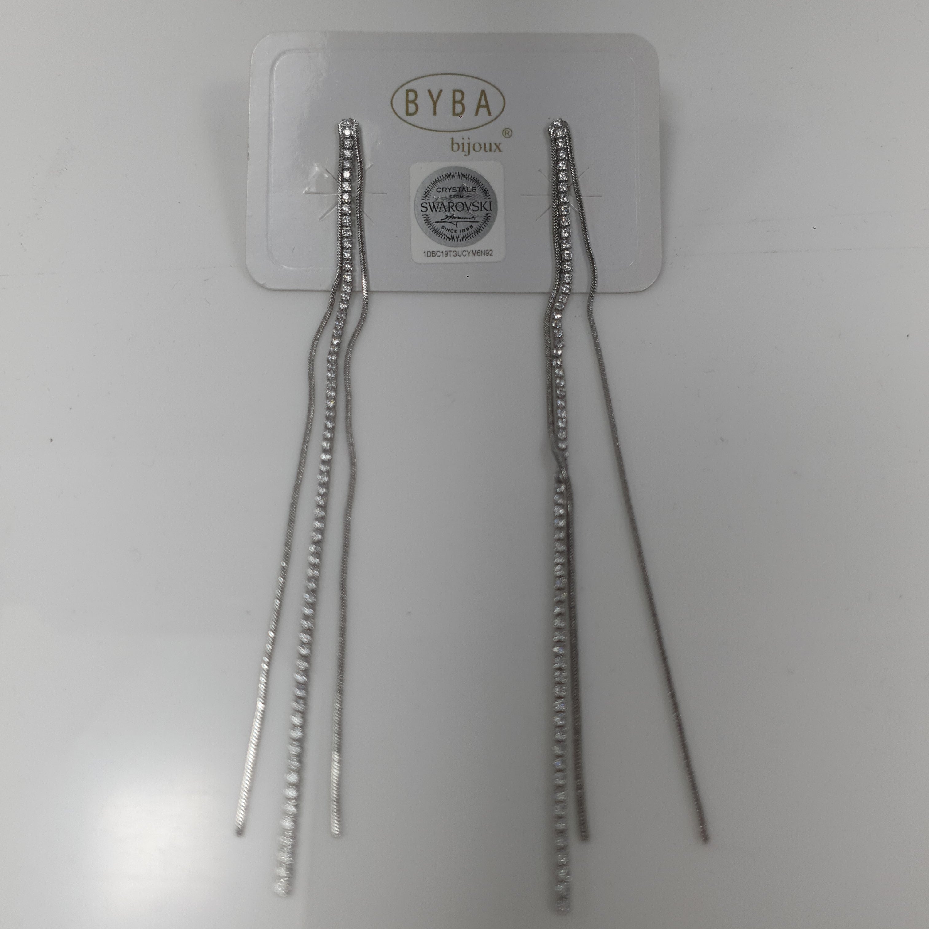 Orecchini donna di byba bijoux filo pendente lungo oro/argento
