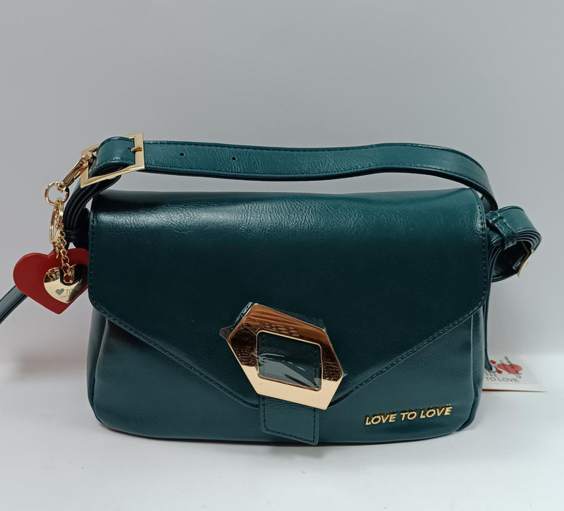 borsa a mano donna linea Love to Love art. LO-280 petrolio