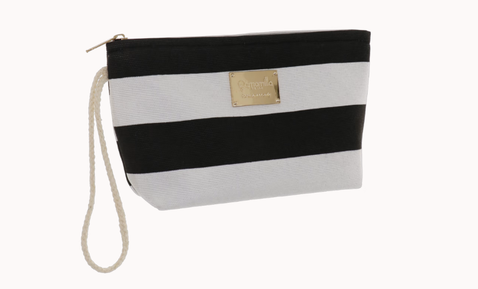 busta mare riga M nero per sempre cod.60200 di camomilla milano
