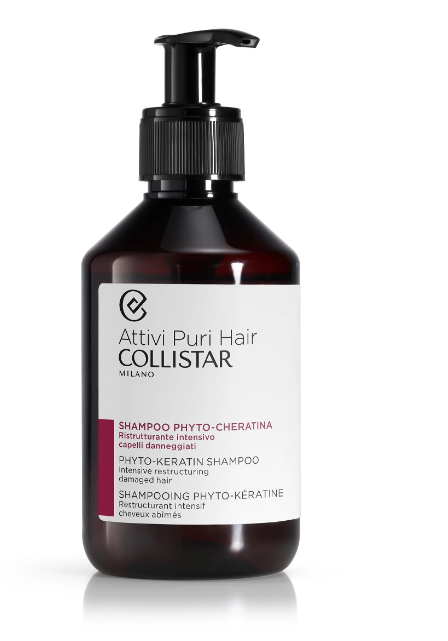 Collistar attivi puri hair shampoo phyto-cheratina per capelli danneggiati