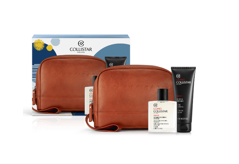 Cofanetto collistar uomo dopobarba pelli sensibili 100ml + gel doccia tonificante 100ml