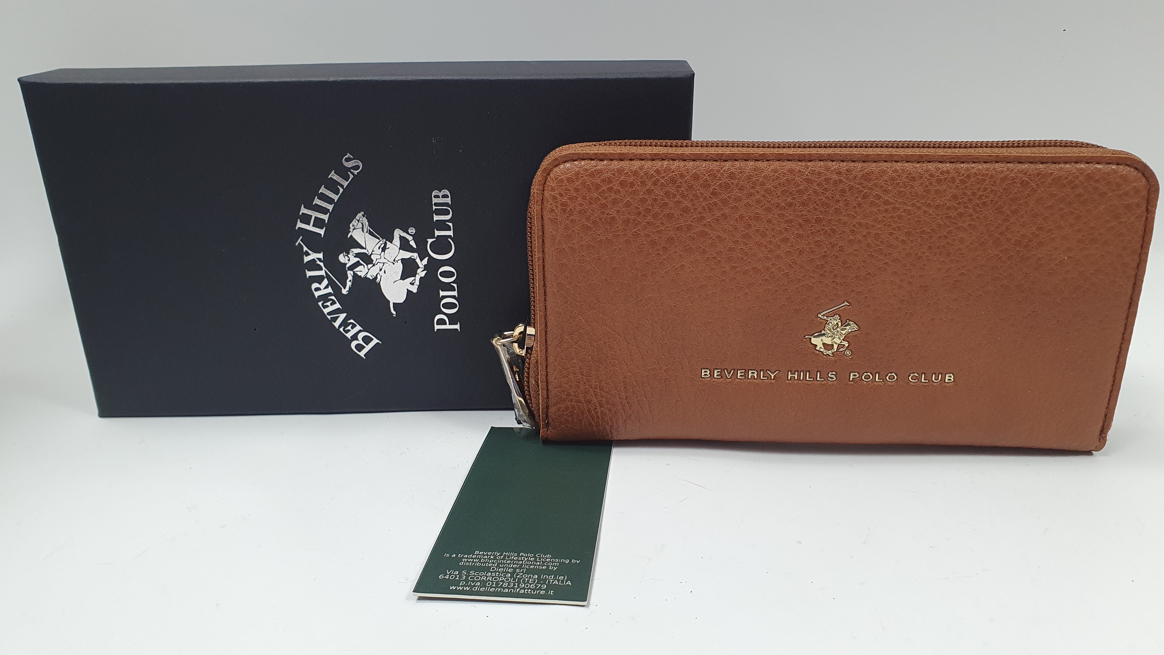 Portafoglio donna di beverly hills polo club bh-3527 nero/ cuoio/ verde/ bordò