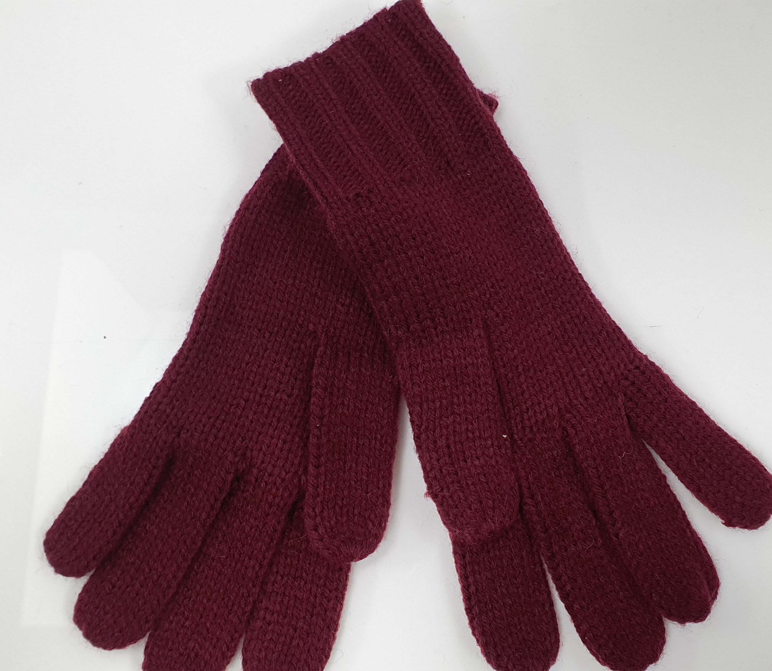 Guanti donna blu byblos blu scuro/ bordeaux