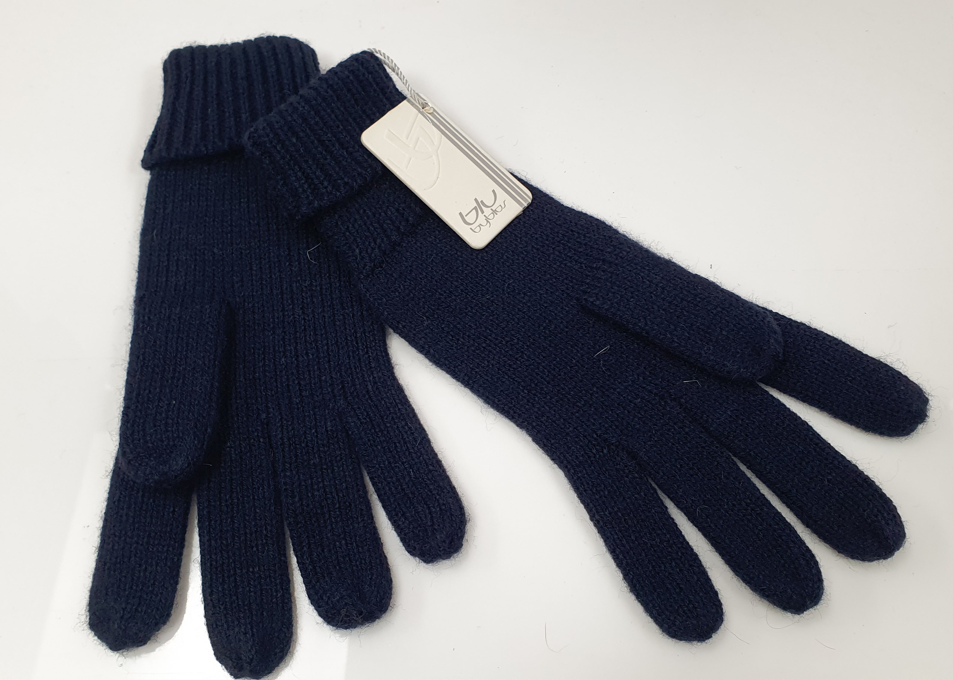 Guanti donna blu byblos blu scuro/ bordeaux