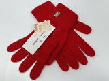 Guanti donna di Tommy jeans bordeaux/ rossi