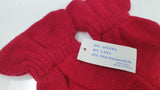 Guanti donna made in italy rosso/ arancio scuro