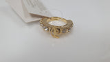 Anello trik bijoux con iniziale e brillantini