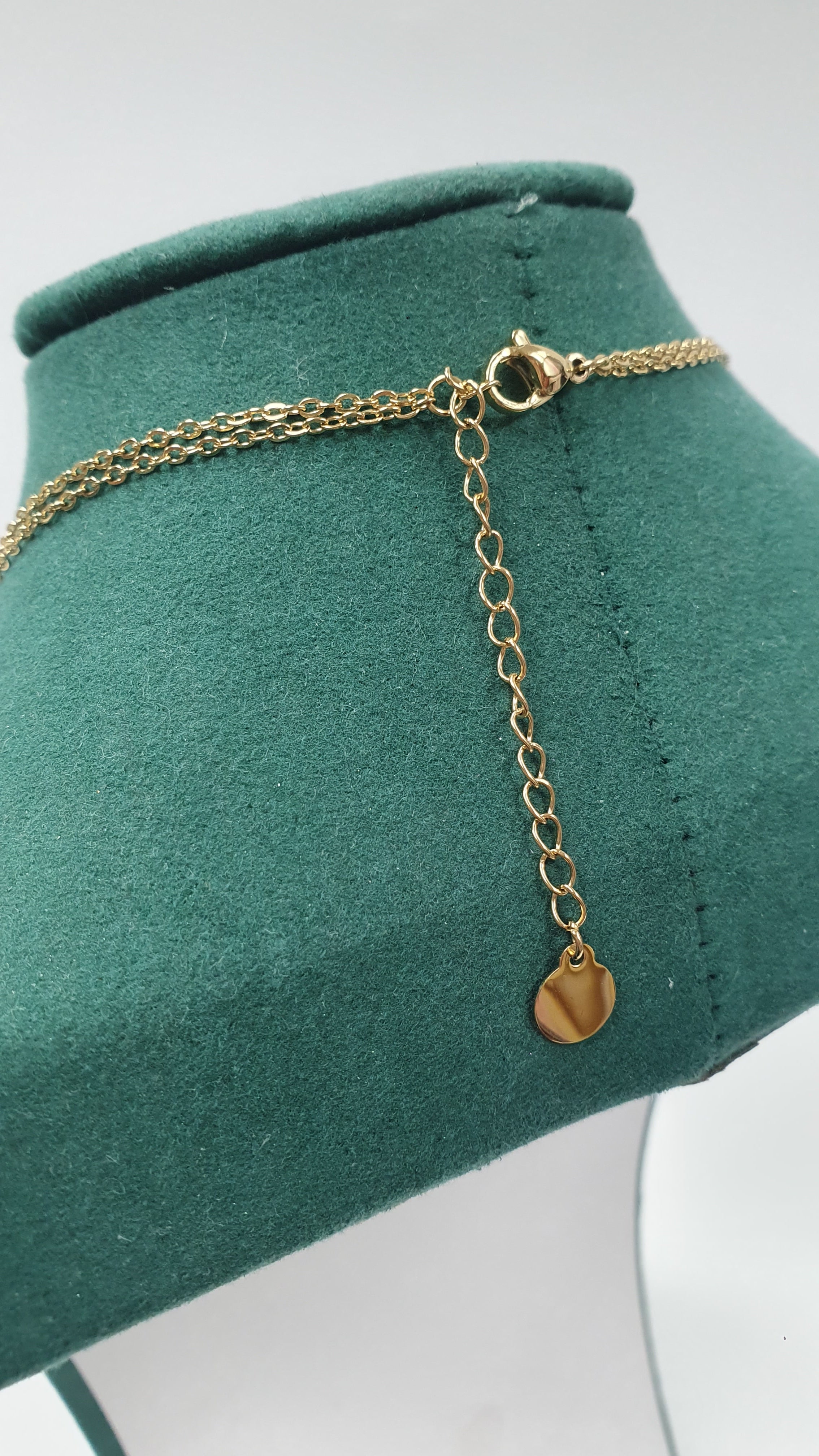 Collana doppia con cuori di trik bijoux