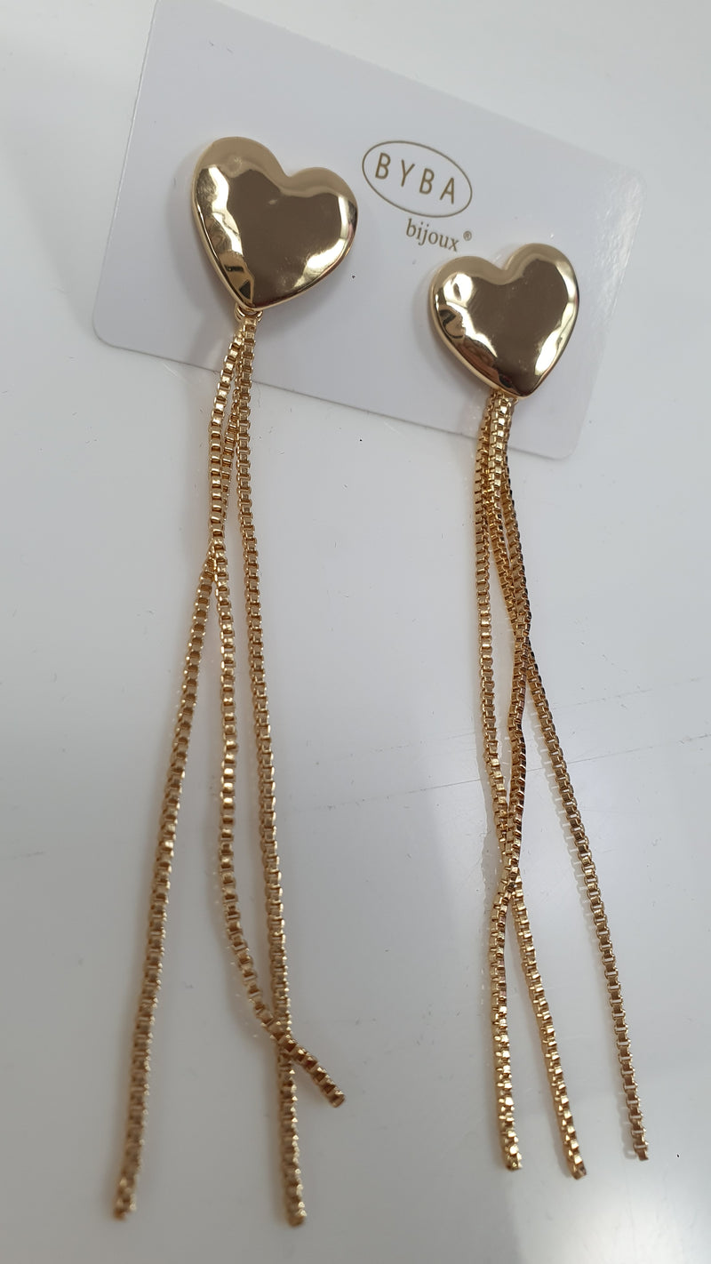 Orecchini pendenti byba bijoux cuore