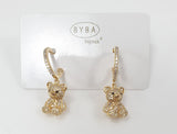 Orecchini byba bijoux orso pendente