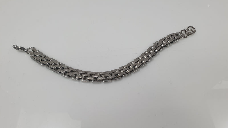 Bracciale uomo gemir argento/ con oro