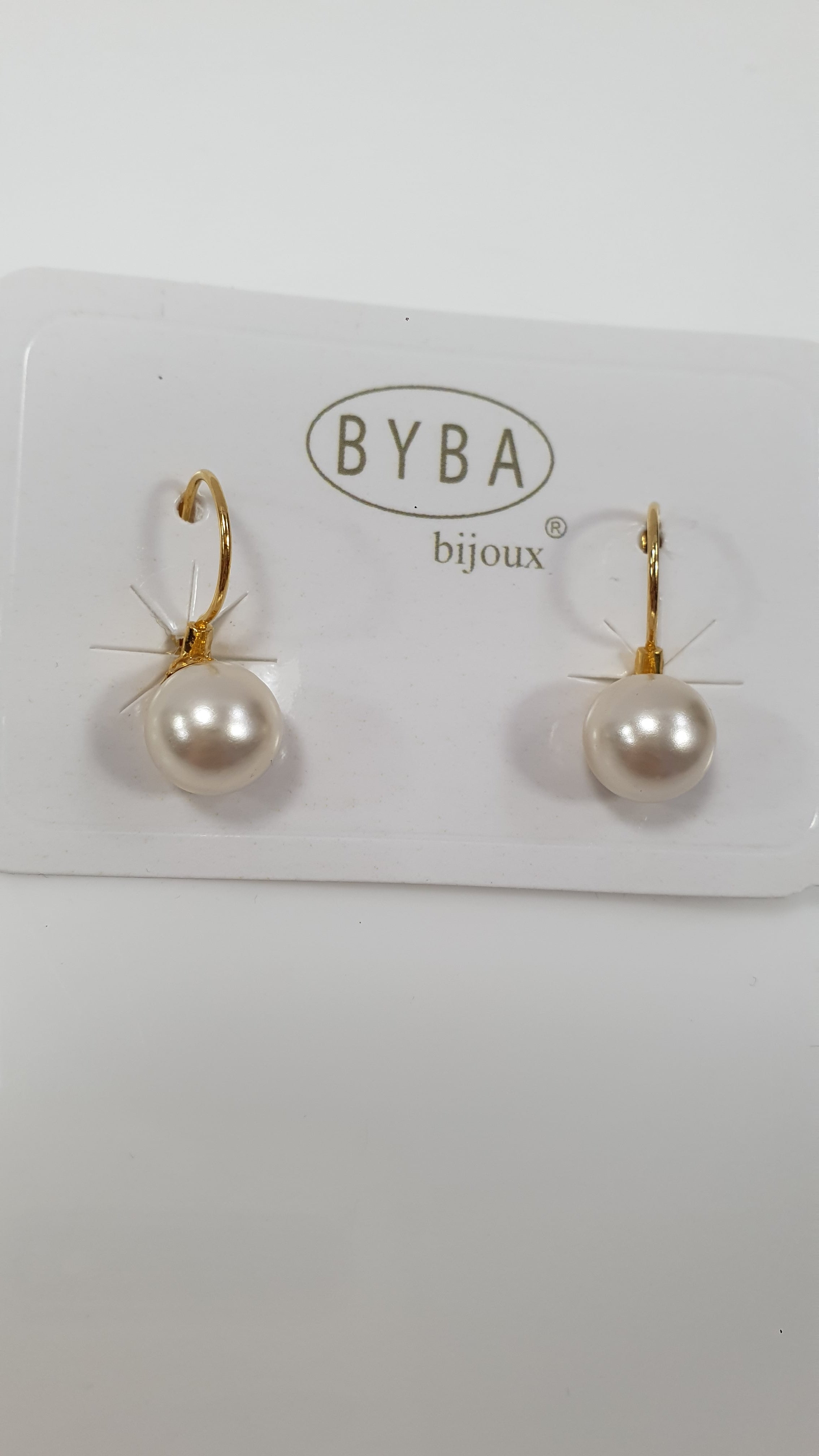 Orecchini monachina e perla di byba bijoux