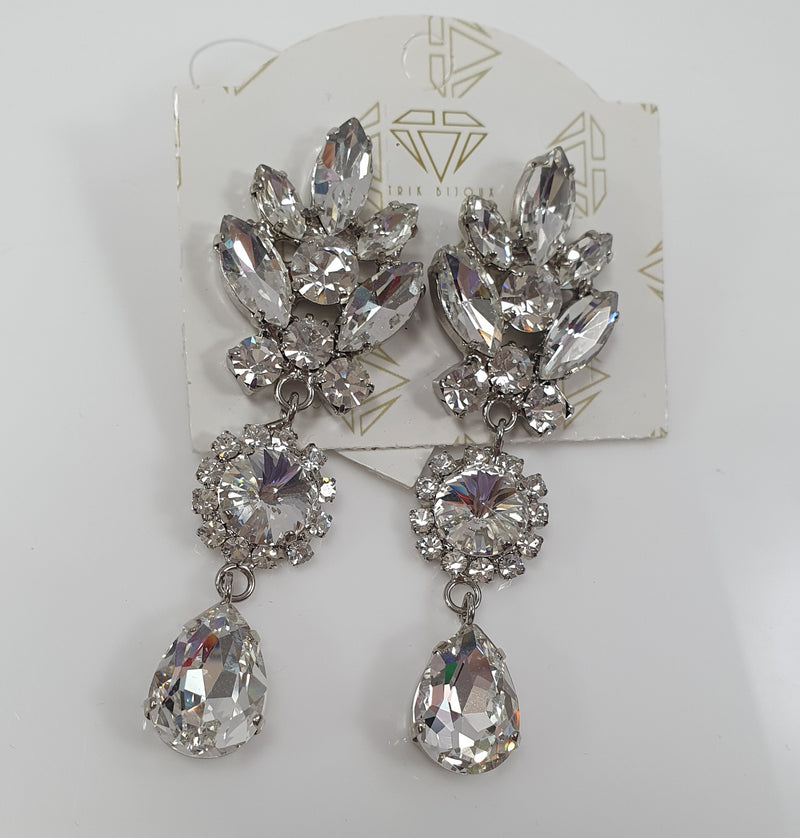 Orecchini pendenti di trik bijoux argento