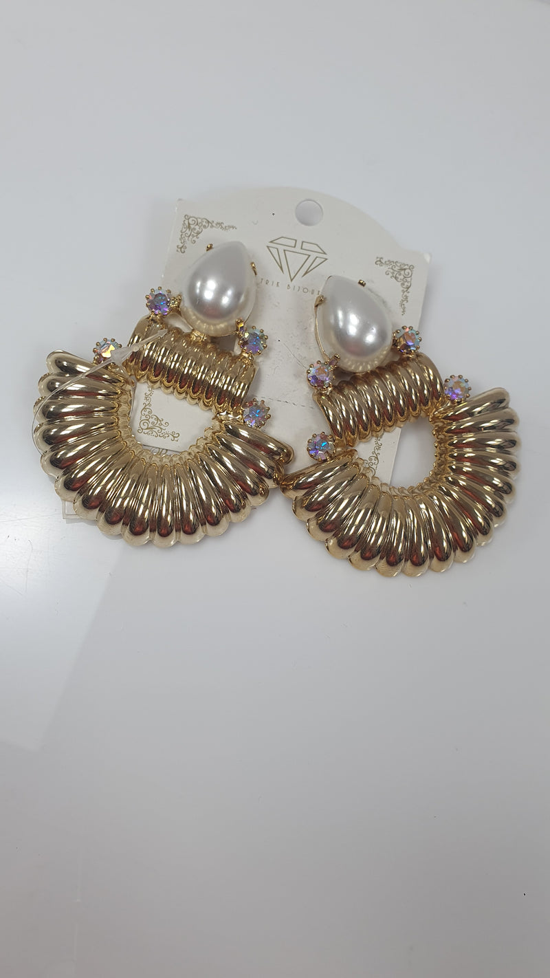 Orecchini donna a clip di trik bijoux oro/ argento