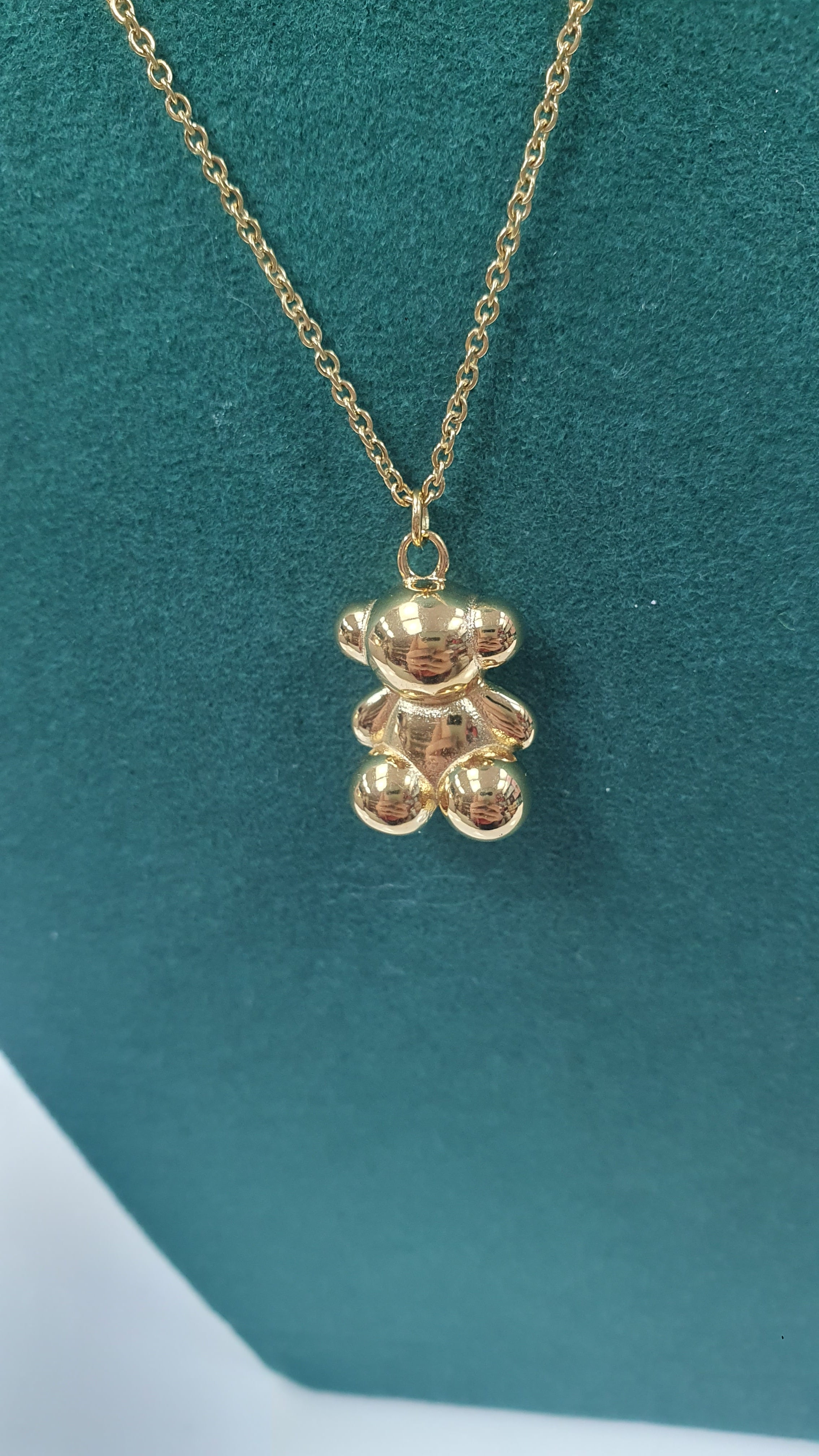 Collana con ciondolo orso di trik bijoux piccolo/ grande