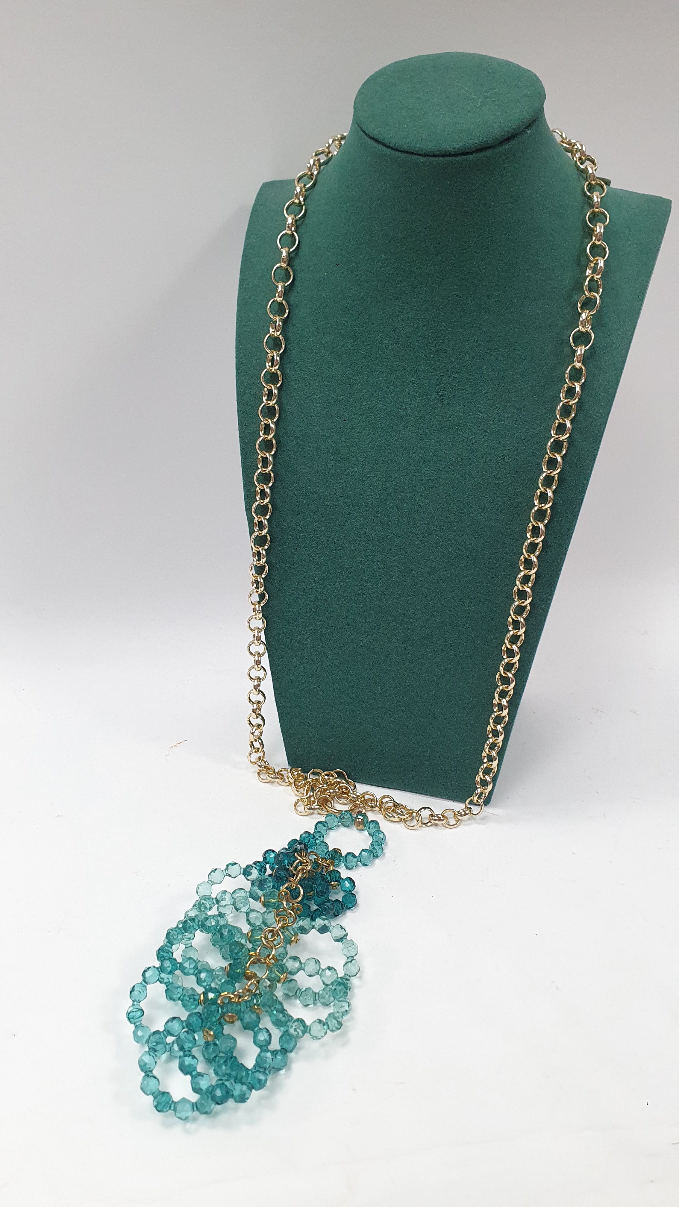 Collana donna primadonna pendente azzurro