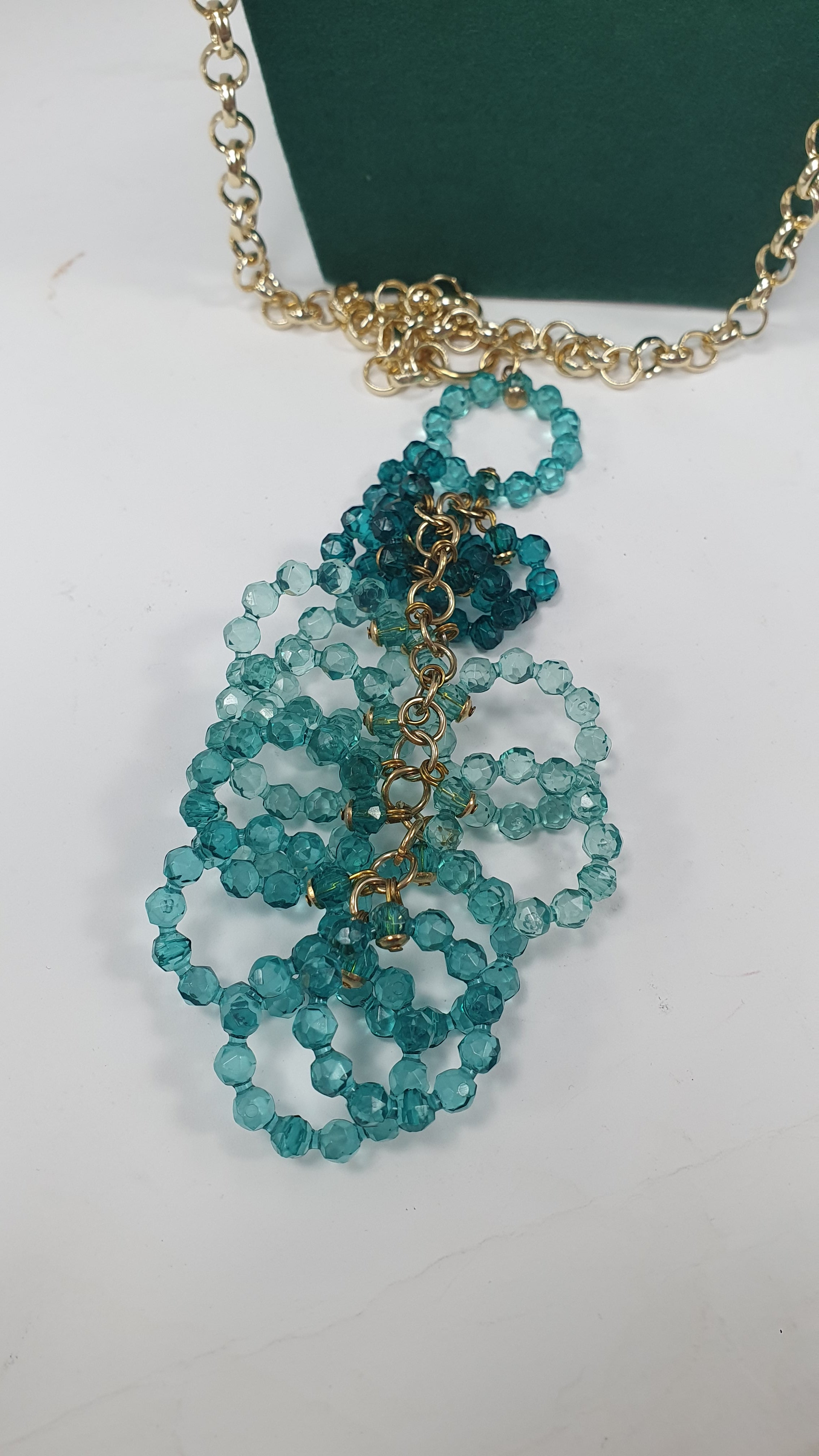 Collana donna primadonna pendente azzurro
