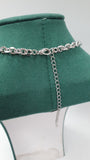 Collana donna di gemir argento e nero