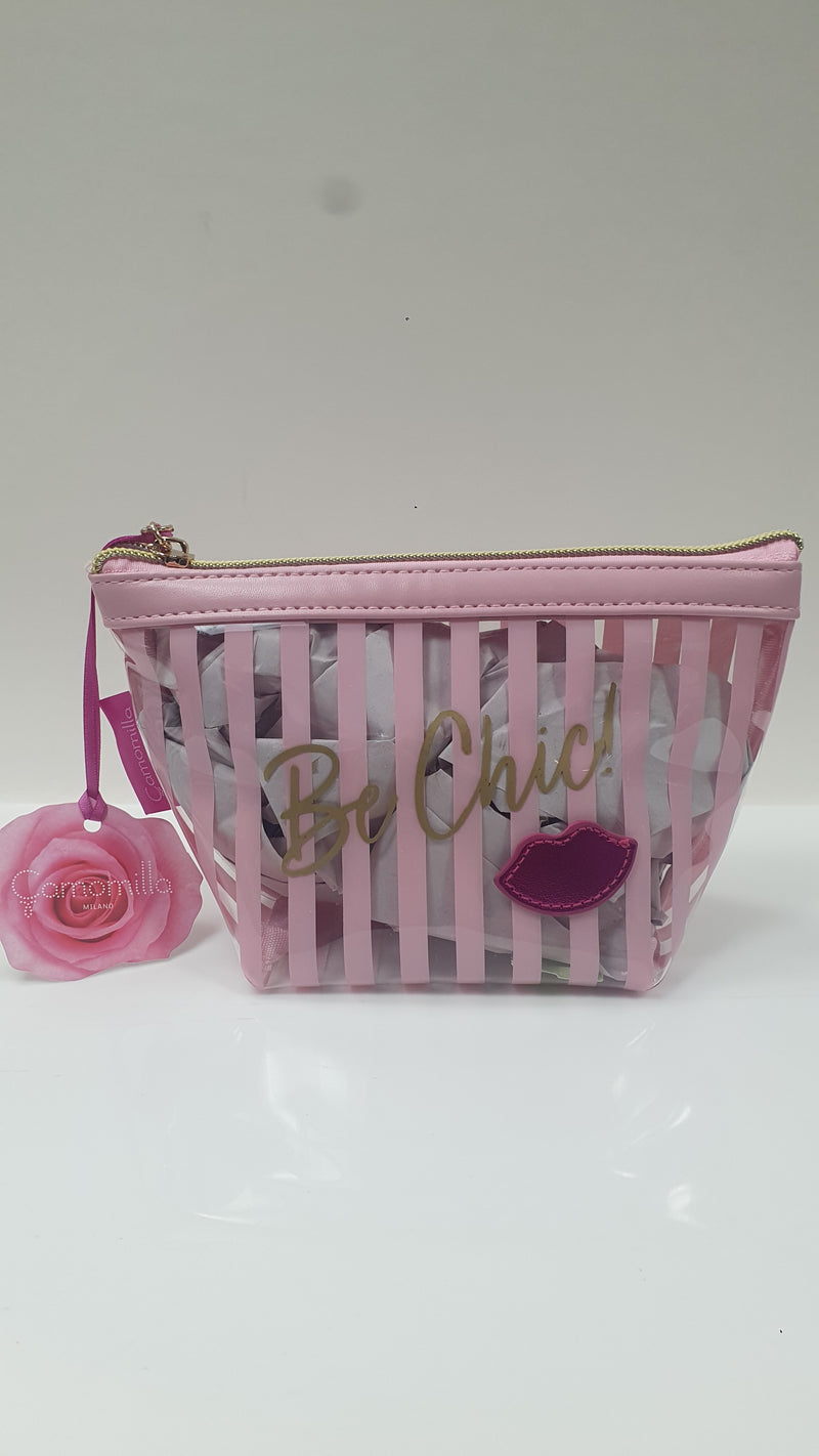 Busta S be chic di camomilla Milano cod. 64752 rosa/ bianco