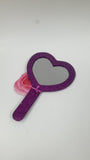 Specchio love S/L glitterato rosso/ viola/ rosa/ oro