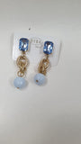 Coordinato collana e orecchini di byba bijoux azzurra