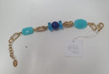 Coordinato collana e bracciale di byba bijoux azzurro e blu